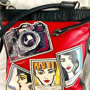 Brighton bag with expanding sides